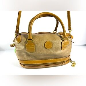 Sasha Collection Elegant Tan Vegan Satchel